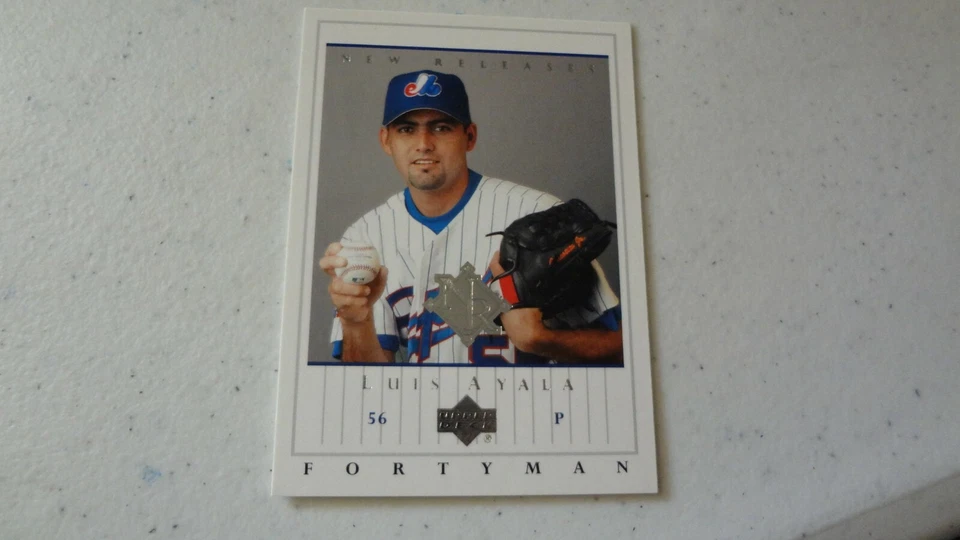 2003 UPPER DECK FORTY MAN NEW RELEASES #892 LUIS AYALA  BASEBALL CARD  - Image 2 of 2
