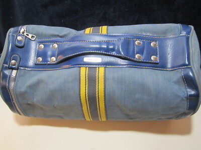 Early 60's Rare  sports /Travel./Overnight Denim Bag