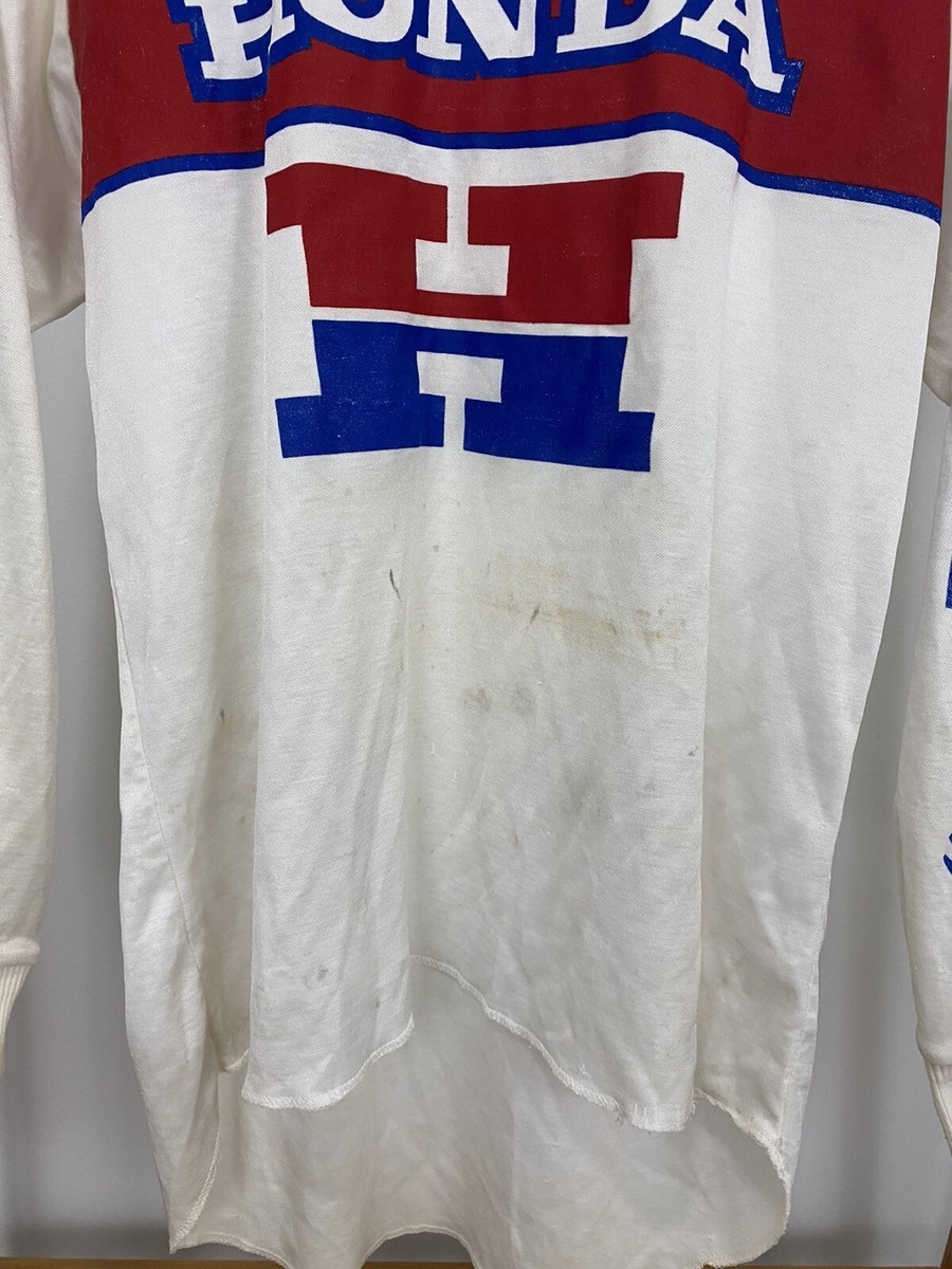 VTG 80s Honda Malcolm Smith MSR Motocross Racing Team Jersey