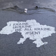 Christians Stand With Ukraine Ukrainian Flag Patriot No Russia M Shirt Anti War