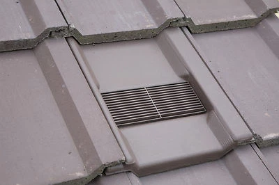 BEDDOES PRODUCTS Roof Tile Vent for Marley Wessex - 4 Colours - Optional Flexi Pipe + Adaptor