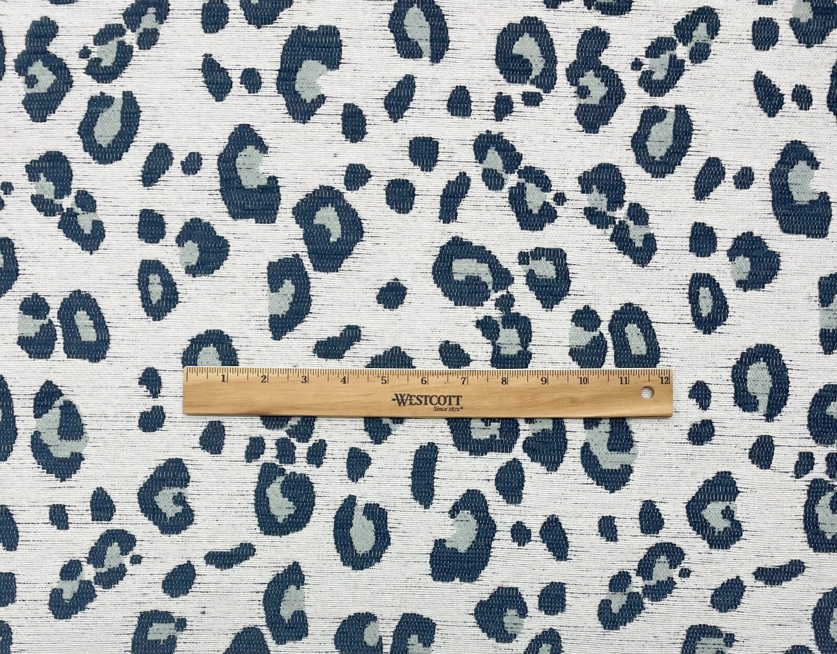 RICHLOOM FORTRESS TABBY BALTIC BLUE CHENILLE WOVEN FURNITURE
