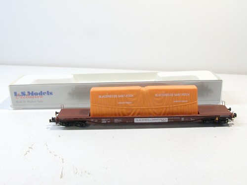LS Models N 62001-2  -RARITÄT- Glastransportwagen der SNCB, TOP in OVP #5755 | Zustand: Gebraucht