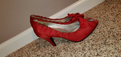 Mossimo Red Heels Size 9.5 | eBay
