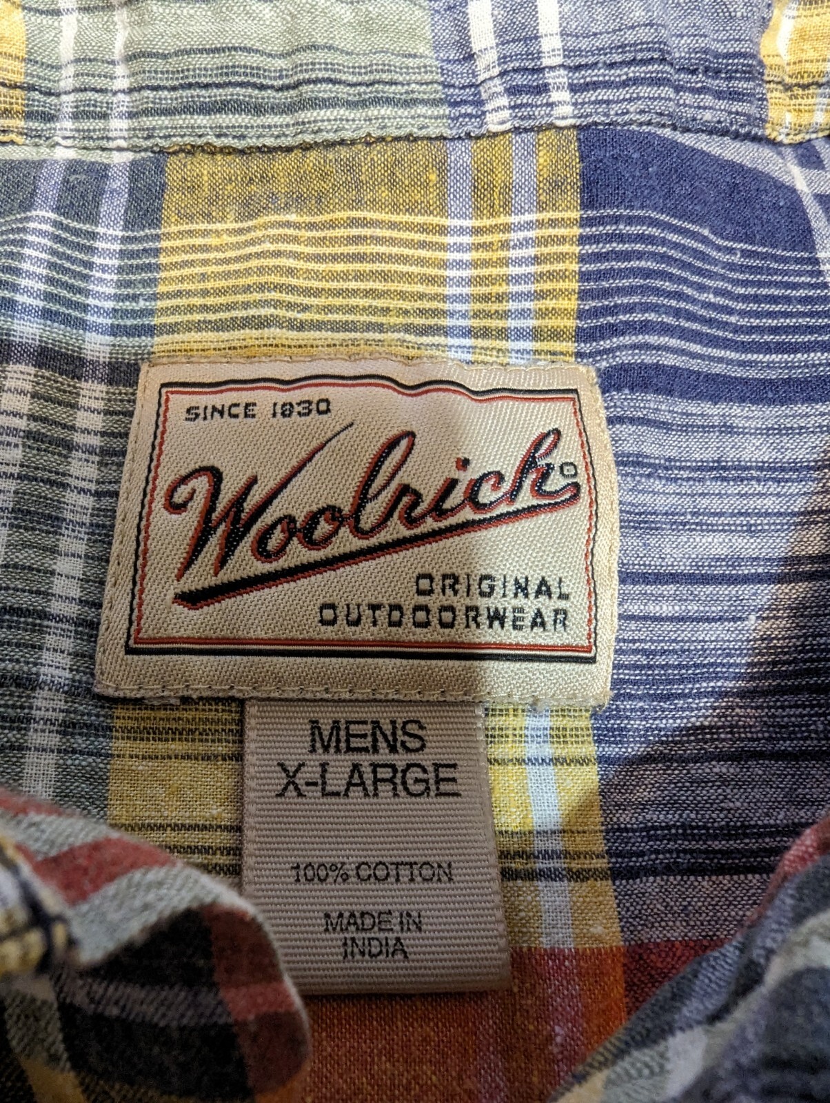 Woolrich Men's X-Large Multi Color Short Sleeve B… - image 2