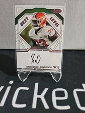 2024 SAGE Football Next level Ruke Orhorhoro On Card Auto - CLEMSON 12/25