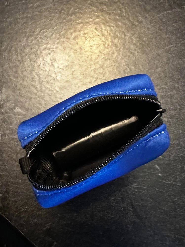 dog harness, leash ,poop bag holder, seatbelt attachment, bow blue king