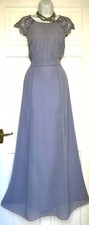 MONSOON EMBROIDERED LACE FLORAL MAXI EVENING OCCASION PARTY DRESS SIZE 16