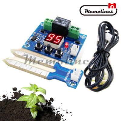 12V LED Soil Moisture Humidity Sensor Controller Automatically Watering Control
