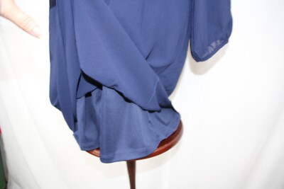 shifting dears navy blue long sleeve dress Lulu's Dress Shifting Dears Navy Blue Long Sleeve Dress Size S