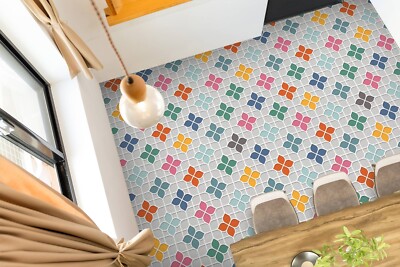 3D Creative Colors K1741 Floor WallPaper Murals Wallpaper Mural Print Luna 2024