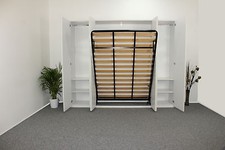 WallbedKing Folding Guest bed, Pull Down Murphy bed, Hidden bed in Wardrobe