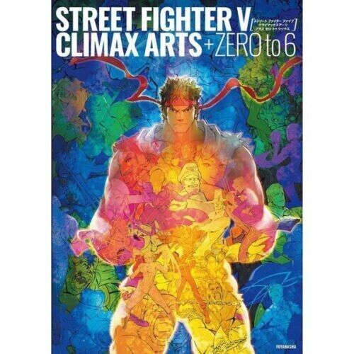 STREET FIGHTER V Climax Arts + Zero to 6 Game Art Book 35th anniv Futabasha New - Afbeelding 1 van 1