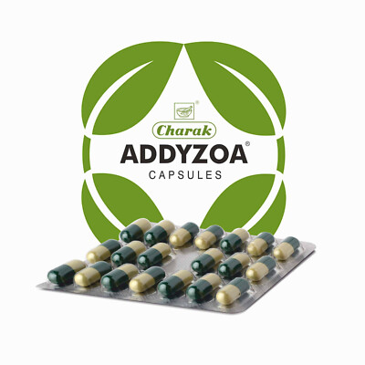 Charak Ayurvedic Addyzoa Capsules Free Shipping