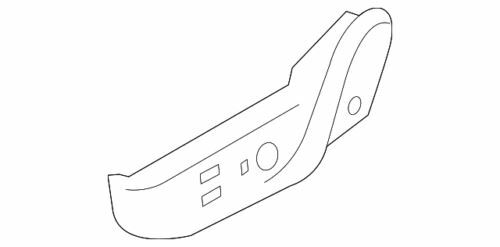 Cubierta del valance lateral del asiento para KIA Telluride 2020-2023 (N/P 88010-S9010WK)