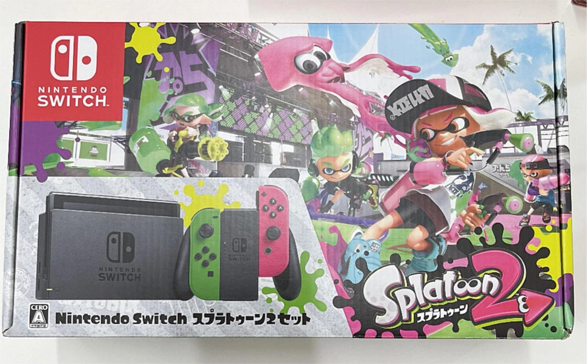 Used Nintendo SWITCH Console System SPLATOON 2 Limited Model From