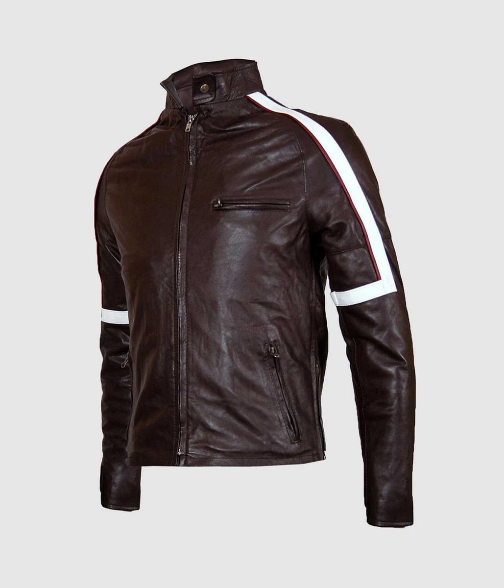Special Costume War of the Worlds Tom Cruise Leather Jacket for