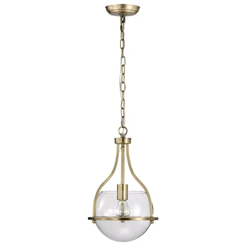 Amado 1 Light Pendant - 10 Inches - Vintage Brass Finish - 60-7815 - Picture 1 of 4