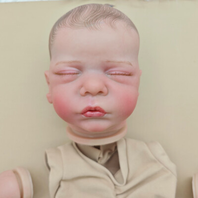 19'' Painted Reborn Baby Doll Kits Romy Newborn 3D Skin Visible Veins Unassembled