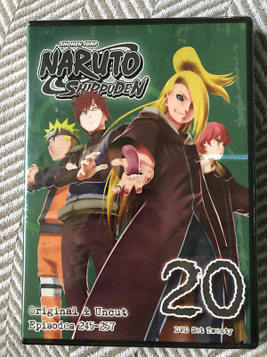 Naruto Shippuden Uncut Set 20 (DVD, 2-Disc Set, 2014) NEW