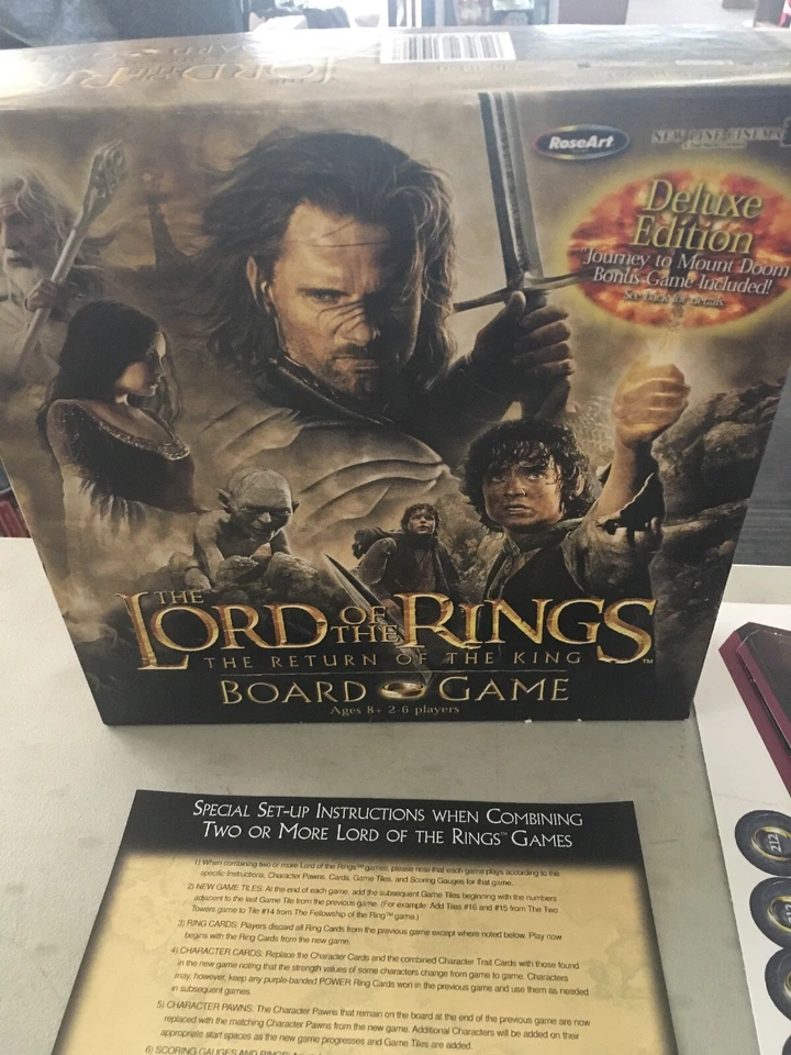 Lord Of The Rings The Return Of The King Board Game Plus Original Extras Roseart - Image 2 of 4