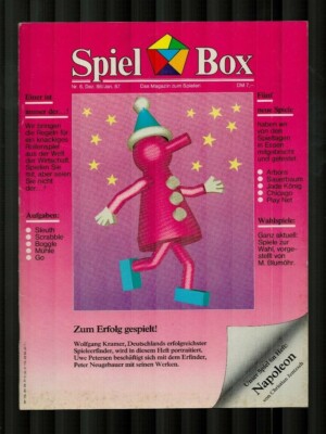 Spielbox Heft Nr. 6  Dez. 86/Jan 87 Heft im Spiel: Napoleon