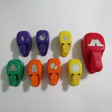 EK Success Paper Punch Lot of 8 Punchkins Paper Shapers Camping Baby themed