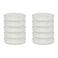 90mm Glass Petri Dish with Cover, Borosilicate Glass, Karter Sci 8 Packs of 10 