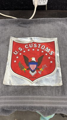 Vintage US Customs and Border Protection Seal Logo Decal ~ 10'' x 10''