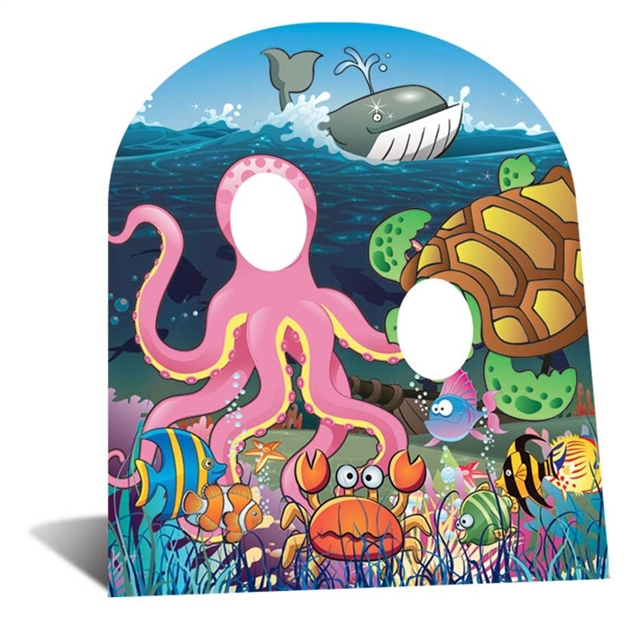 Under The Sea Child Sized Cardboard Cutout Stand In Great fun for themed events