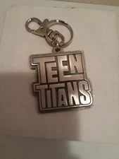 Monogram International Teen Titans Logo Pewter Keyring