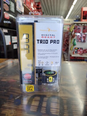 Trophy Ridge AS713R19 React Trio Pro Sight 3 Pin .019 Right Hand .010 VERT