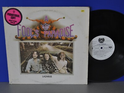 Lazarus A Fool's Paradise USA '73 WLP PROMO 1st press Vinyl LP plays great clean