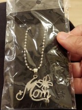 Mom Cursive Lettering Fashion Necklace