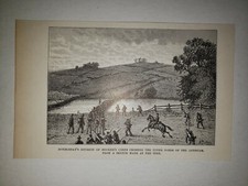 General Abner Doubleday Division Battle of Antietam 1888 Civil War Print
