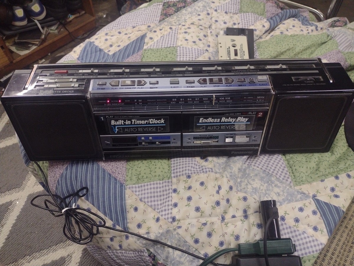 VINTAGE PANASONIC BOOM BOX TNT RX-FW 50 | eBay