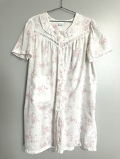 VTG Nightgown Merville USA Babydoll floral modest GrannyCore Cottage Prairie L