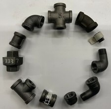 3/8" Assorted Malleable Black Iron Pipe Fittings