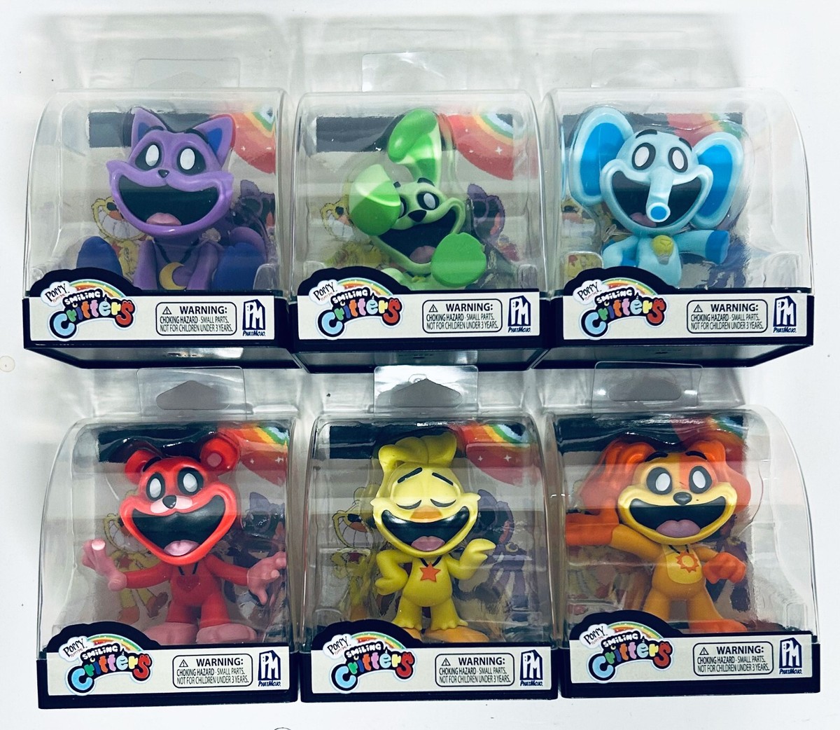 Poppy Playtime Smiling Critters Boxed Minifigures Lot Of 6