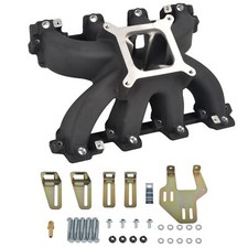 Super Victor Efi Single Plane Intake Manifold Black For Chevy Gen Iii Ls1ls2