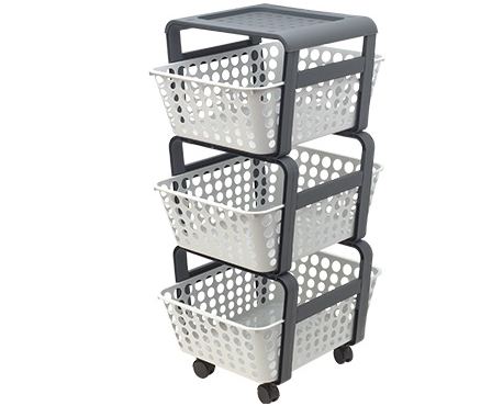 CARRELLO DA CUCINA PORTATUTTO MODULA CMOD - 3 VASCHETTE
