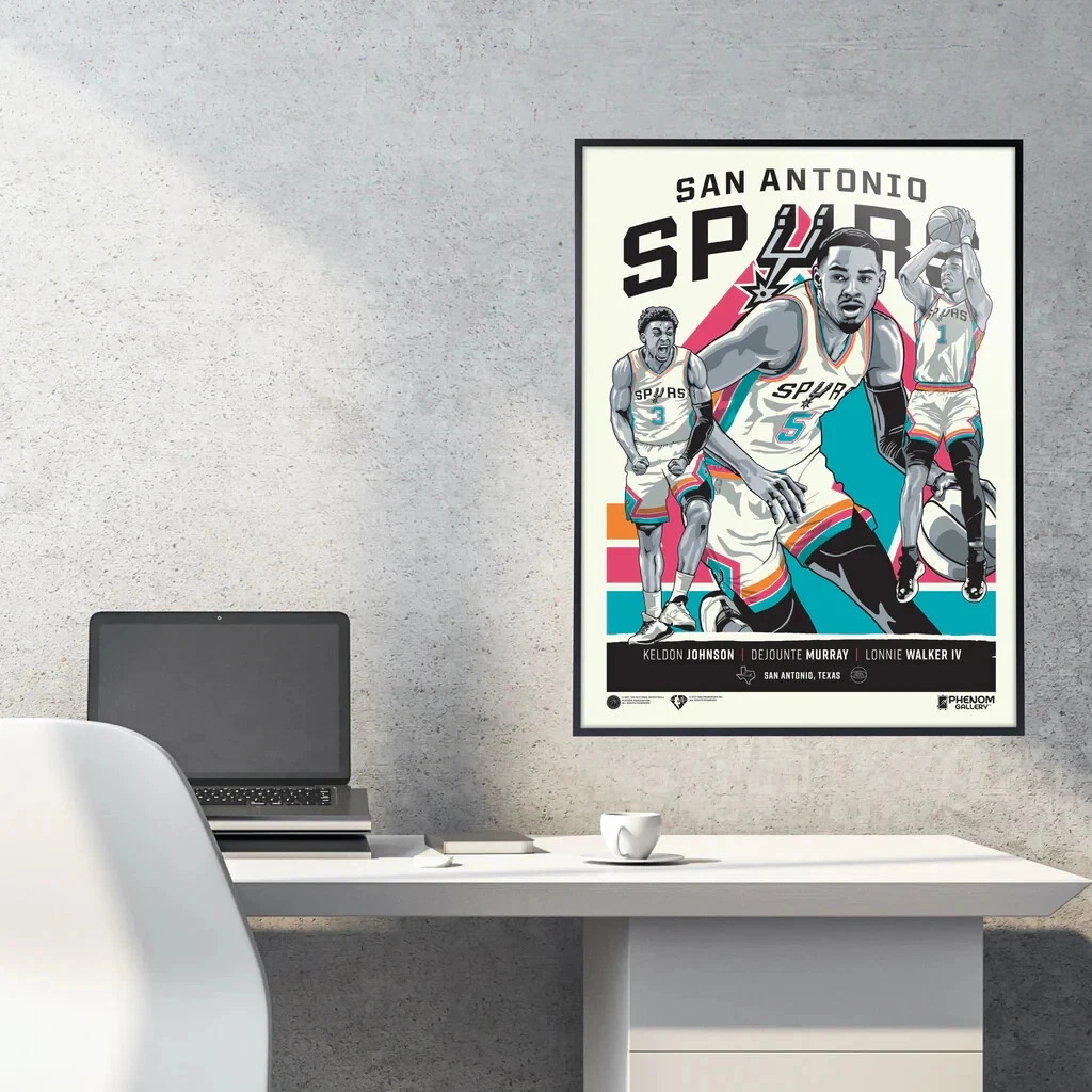 Phenom Gallery San Antonio Spurs Mixtape Poster