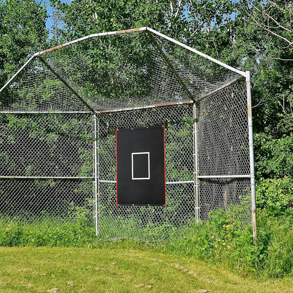 4 X 6 Ft Vinyl Backstop Heavy Duty Batting Cage Backstop Baseball eBay