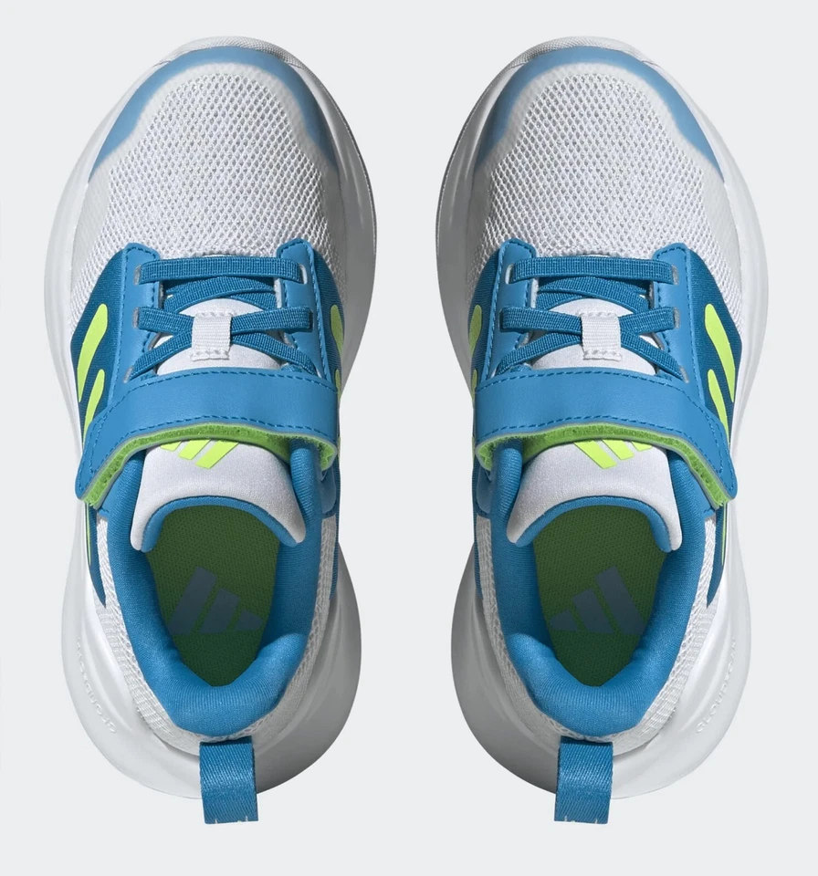 SCARPE BAMBINO/BAMBINA ADIDAS TENSAUR RUN 3.0 JQ4850 col. grigio/turchese/giallo - Immagine 2 di 4