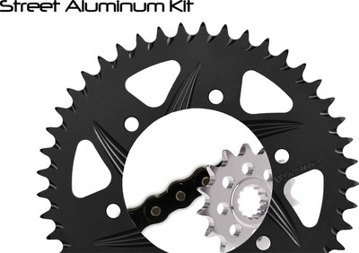 V3 Chain & Sprocket Kit Black RX Chain 520 16/45 Hardcoat Aluminum Vortex CK6240