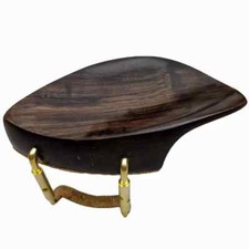 1pcs Nice grains nature Ebony wood Violin Chinrest 4/4 Full size