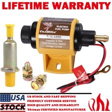 Universal 38GPH Micro Transfer Fuel Pump 4-7PSI Gas Diesel E85 Ethanol For Chevy