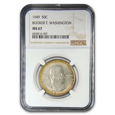1949 Booker T. Washington Half Dollar MS-67 NGC