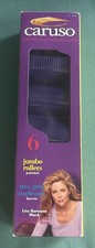 6 Pack Caruso Molecular Steam Jumbo Rollers Hair Curlers C1-805 Vintage NIB