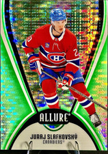 2025-26 Upper Deck Allure Juraj Slafkovsky Green Quartz /99 #26 Canadiens